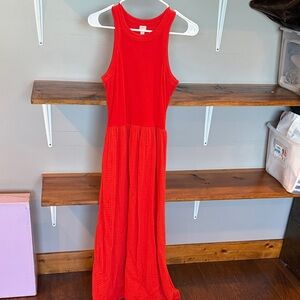 strapless open back dress Women's The Beats of My Heart Red Slingback Kitten Heels | Size: 7.5